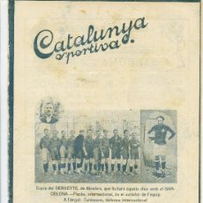 Collezionismo sportivo: REVISTA CATALUNYA ESPORTIVA Nº267 31 ENERO 1922