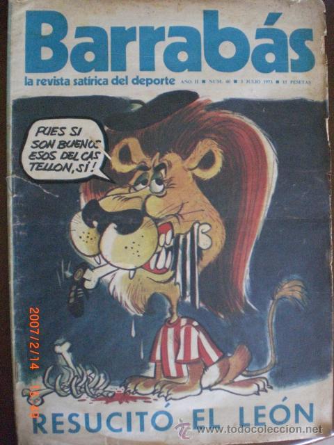 Coleccionismo deportivo: BARRABAS N&ordm;40 - RESUCIT&Oacute; EL LE&Oacute;N - Foto 1