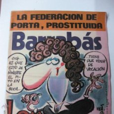 Coleccionismo deportivo: BARRABAS, LA REVISTA SATIRICA DEL DEPORTE Nº 182. LOS ARBITROS. 23 MARZO 1976