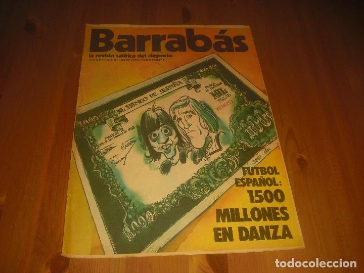 Coleccionismo deportivo: BARRABAS, LA REVISTA SATIRICA DEL DEPORTE AÑO II , N. 50 .SEPTIEMBRE 1973 .FUTBOL ESPAÑOL 150 MILLON - Foto 1 - 211761062