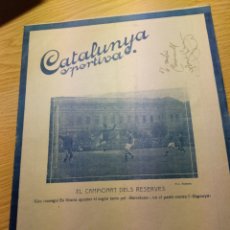 Coleccionismo deportivo: REVISTA FUTBOL CATALUNYA SPORTIVA Nº 208 14 DICIEMBRE 1920 EN PORTADA BARCELONA - ESPANYA. Lote 240142170
