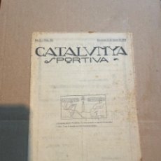 Coleccionismo deportivo: ANTIGUA REVISTA - CATALUNYA SPORTIVA BARCELONA 21GENER 1920 ANY V -N. 162 - 12 PÁG. 25X 17,5 CM.. Lote 356488375
