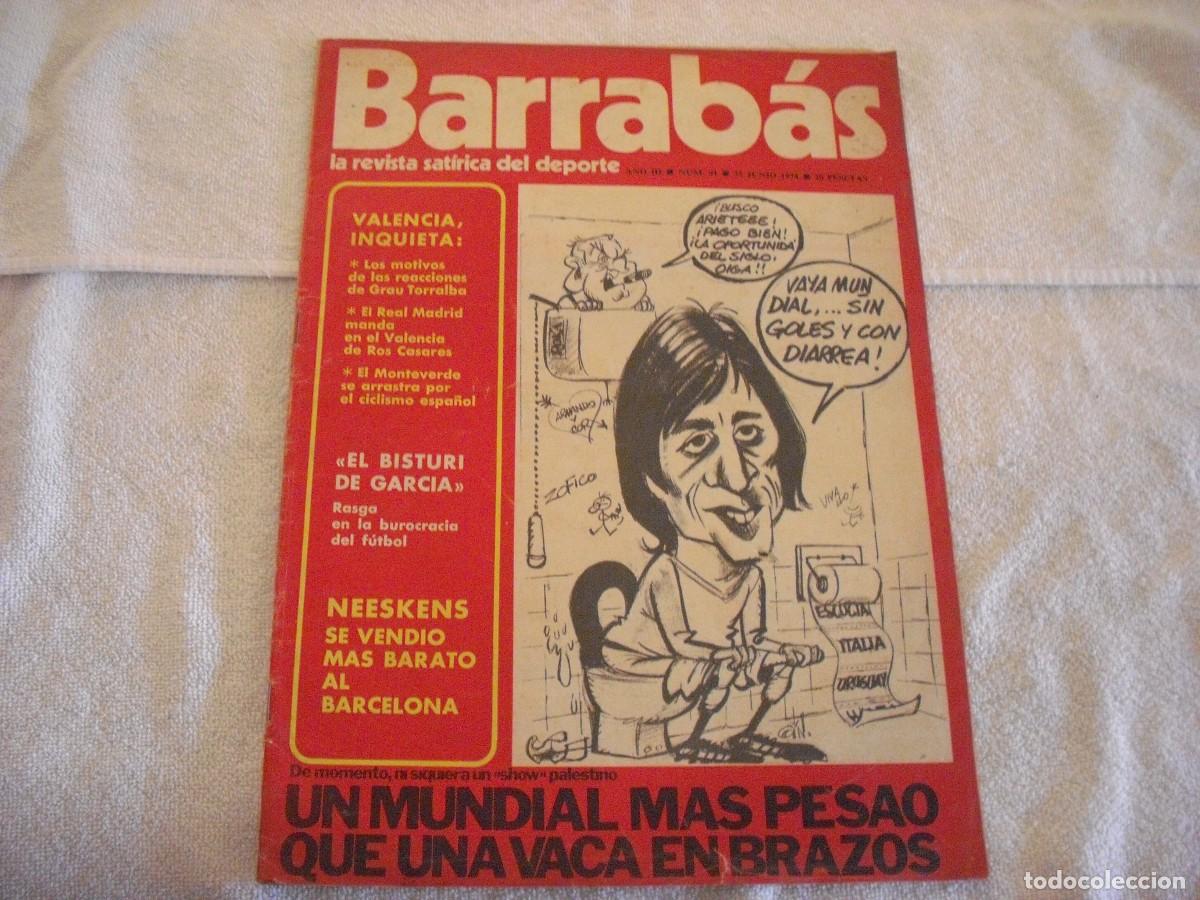 Coleccionismo deportivo: BARRABAS N. 91 , JUNIO 1974 - Foto 1