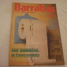 Coleccionismo deportivo: BARRABAS N. 142 , JUNIO 1975