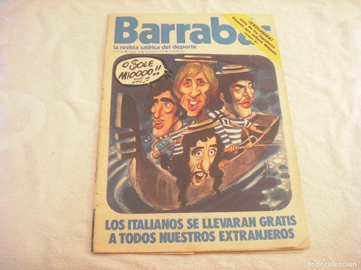 Coleccionismo deportivo: BARRABAS N. 85 , MAYO 1974. - Foto 1