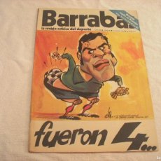 Coleccionismo deportivo: BARRABAS N. 86 , MAYO 1974