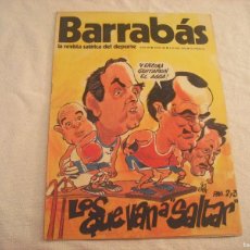 Coleccionismo deportivo: BARRABAS N. 88 , JUNIO 1974