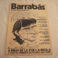 Coleccionismo deportivo: BARRABAS N. 90 , JUNIO 1974
