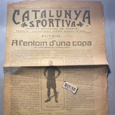 Coleccionismo deportivo: DEPORTES/FUTBOL - ANTIGUA REVISTA CATALUNYA SPORTIVA ANY II Nº 49 BARCELONA 30 OCTUBRE 1917 REVISTA