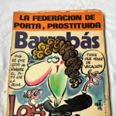 Coleccionismo deportivo: BARRABAS Nº 182. AÑO 1976. REVISTA SATÍRICA DEPORTIVA. LOS ARBITROS. FEDERACIÓN DE PORTA.