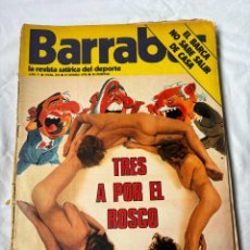 Coleccionismo deportivo: BARRABAS Nº 174. AÑO 1976. REVISTA SATÍRICA DEPORTIVA. CRISIS CRUYFF - WEISWEILER.