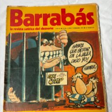 Coleccionismo deportivo: BARRABAS Nº 22. AÑO 1973. REVISTA SATÍRICA DEPORTIVA. BARÇA VS ESPAÑOL