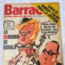 Coleccionismo deportivo: BARRABAS Nº 163. AÑO 1975. REVISTA SATÍRICA DEPORTIVA. LA RUMANIA DE KUBALA.
