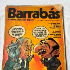 Coleccionismo deportivo: BARRABAS Nº 92. AÑO 1974. REVISTA SATÍRICA DEPORTIVA. OCAÑA. CRUYFF.