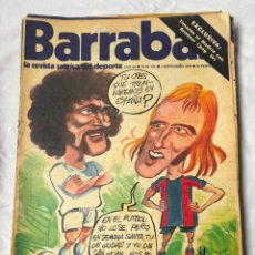 Coleccionismo deportivo: BARRABAS Nº 101. AÑO 1974. REVISTA SATÍRICA DEPORTIVA. TIMO AL REAL MADRID CON BREITNER.