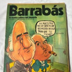 Coleccionismo deportivo: BARRABAS Nº 62. AÑO 1973. REVISTA SATÍRICA DEPORTIVA. LOS MALES DEL AT. MADRID Y ESPAÑOL.