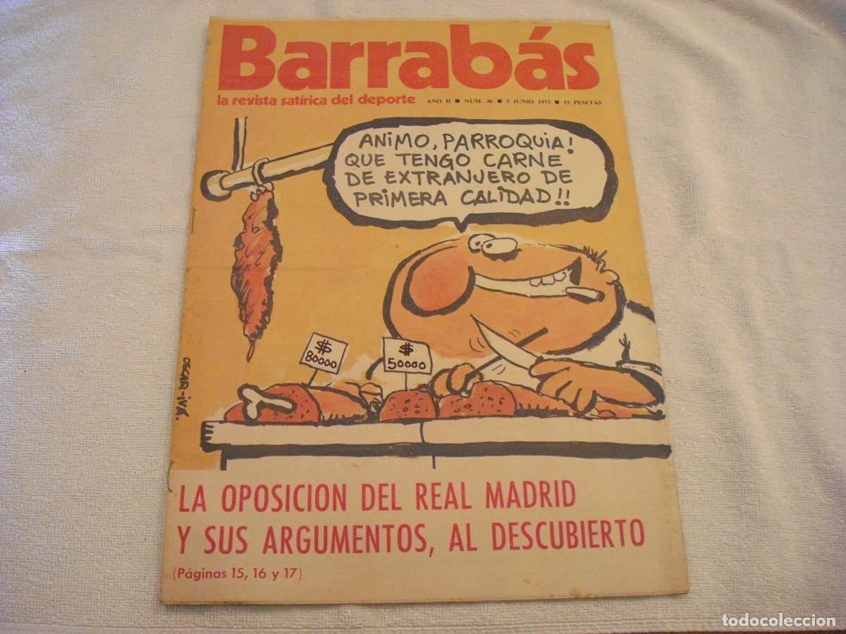 Coleccionismo deportivo: BARRABAS N. 36 . JUNIO 1973 - Foto 1