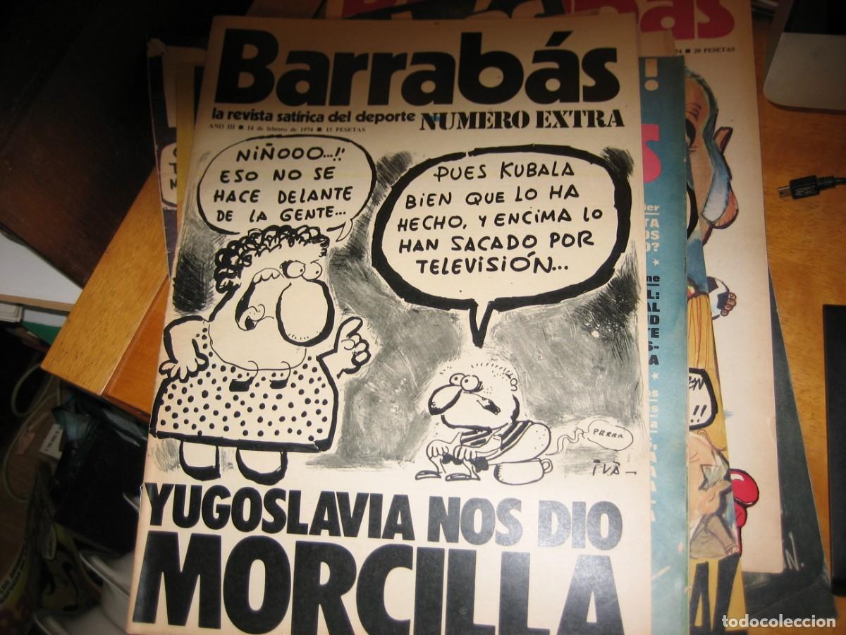 Coleccionismo deportivo: BARRAB&Aacute;S 13 LAS REVISTAS SAT&Iacute;RICA N&ordm; 69 74 75 79 80 81 82 84 93 99 106 115 EXTRA A&Ntilde;O 197473/74