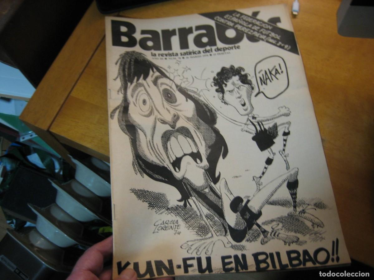 Coleccionismo deportivo: BARRABAS N&ordm; 78. A&Ntilde;O 1974 KUN-FU EN BILBAO Villar pega a Cruyff