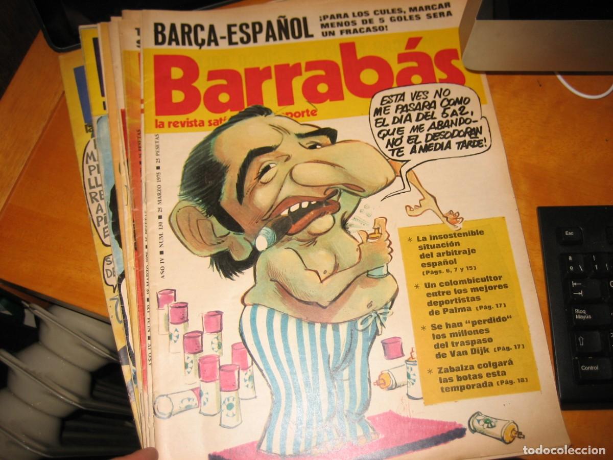 Coleccionismo deportivo: 11 REVISTAS BARRABAS N&ordm; 8 12 19 35 36 37 38 39 126 129 130