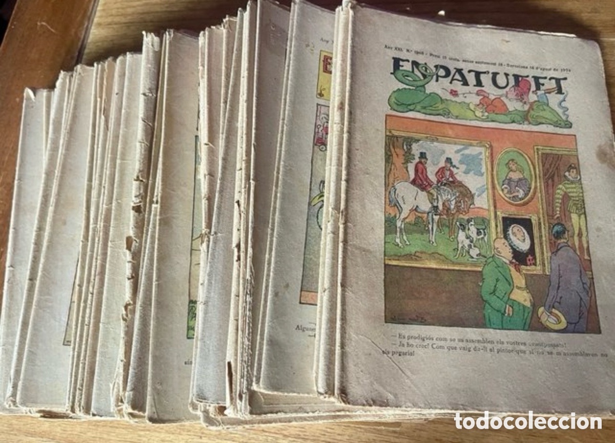 Colecionismo desportivo: Lote 51 revistas En Patufet antiguas original 1920