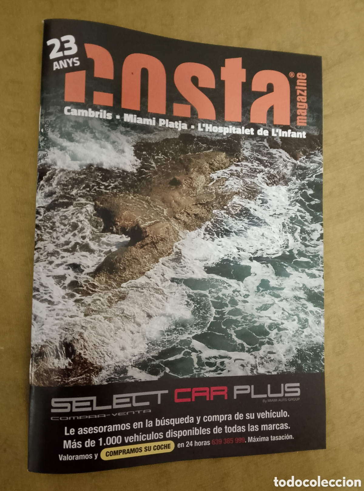 Colecionismo desportivo: REVISTA COSTA DE CAMBRILS MIAMI PLAYA Y HOSPITALET DEL INFANTE