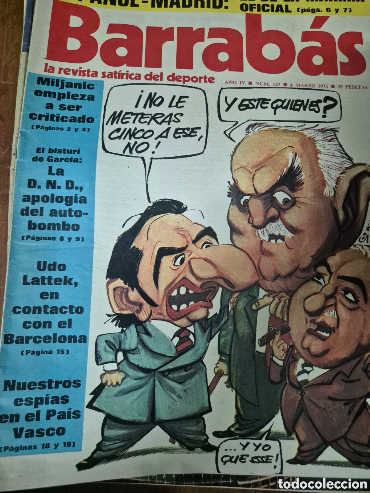 Coleccionismo deportivo: BARRABAS 10 NUMEROS 120 126 127 129 154 163 166 170 178