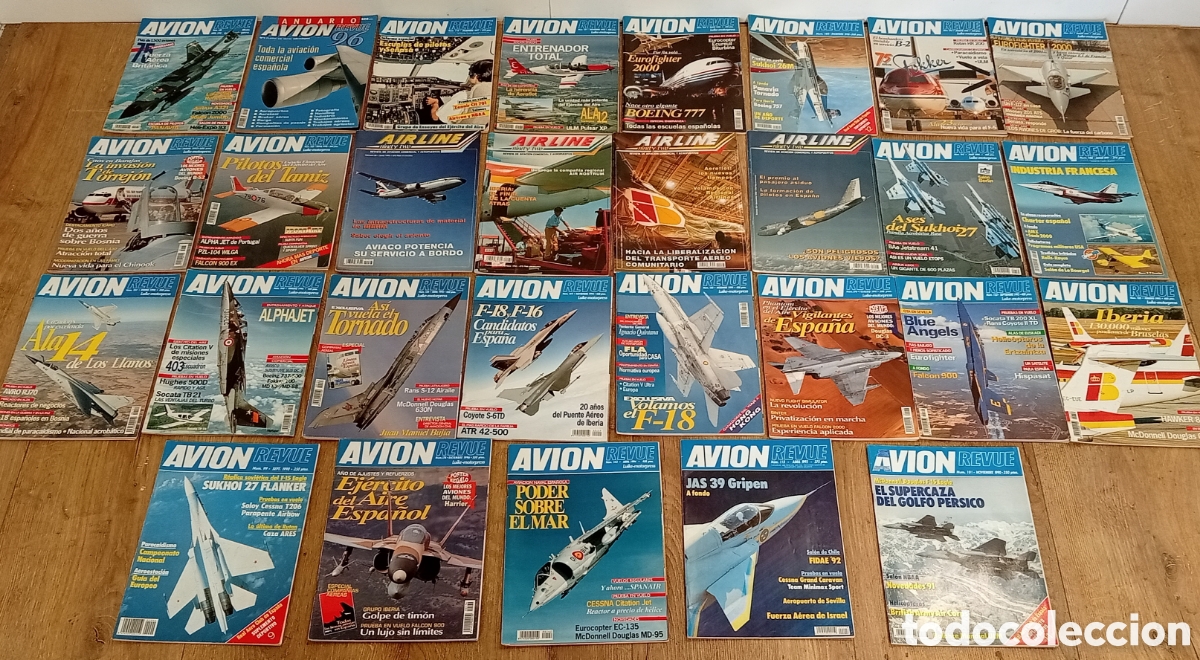 Coleccionismo deportivo: REVISTAS ANTIGUAS DE AVIONES REVUE