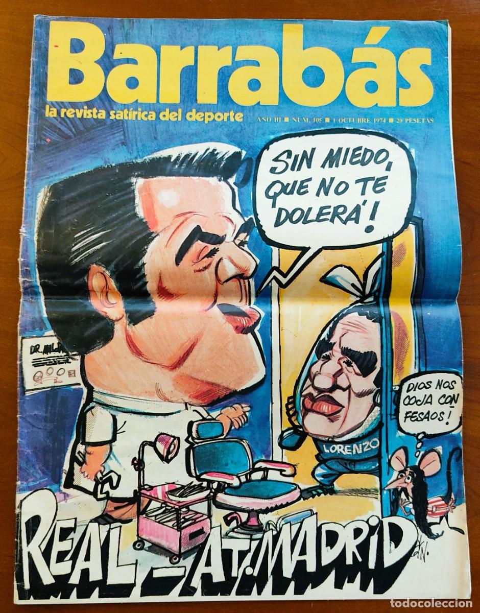 Sports collectibles: REVISTA BARRAB&Aacute;S N&ordm; 105 - 1 OCTUBRE 1974
