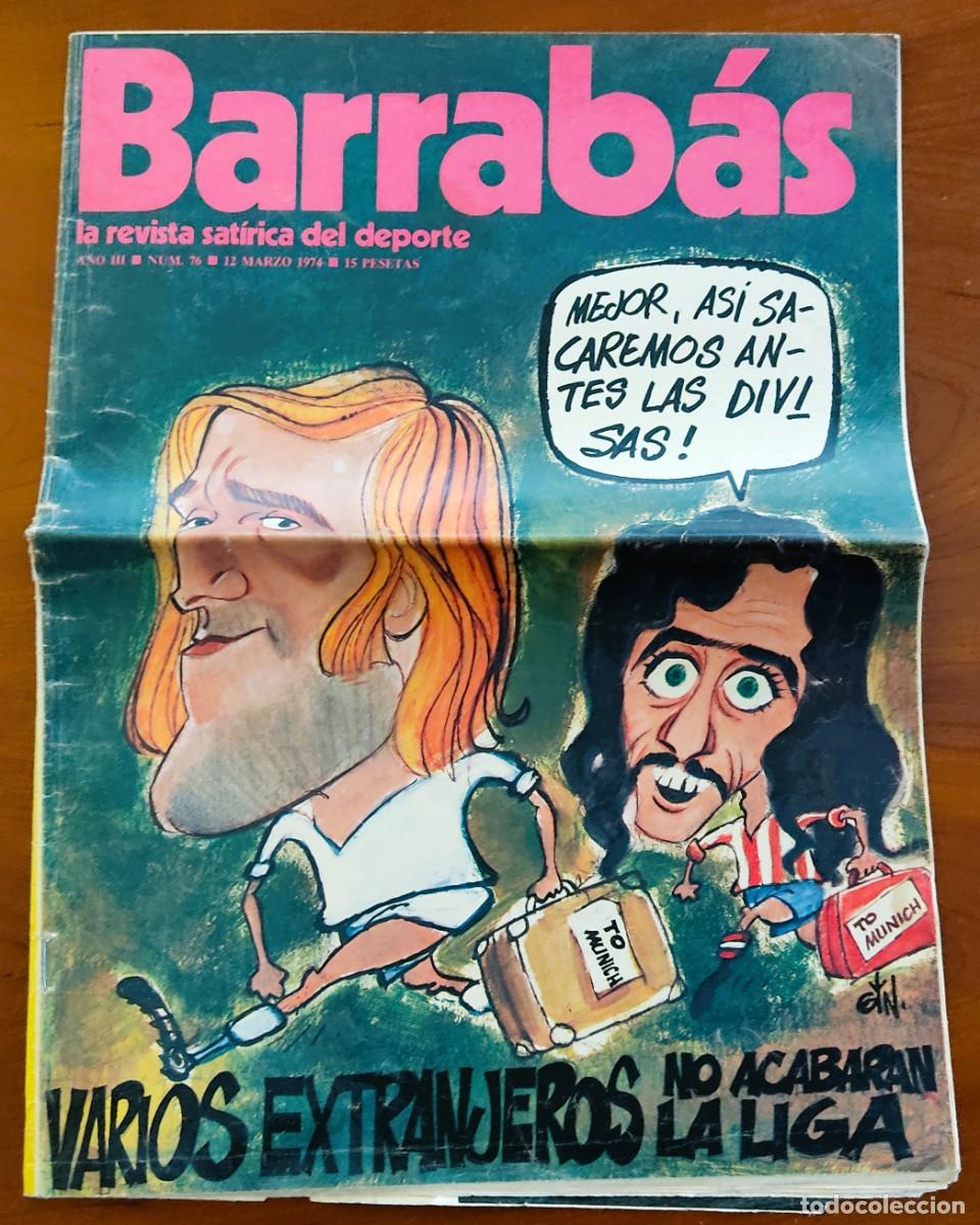 Sports collectibles: REVISTA BARRAB&Aacute;S N&ordm; 76 - 12 MARZO 1974