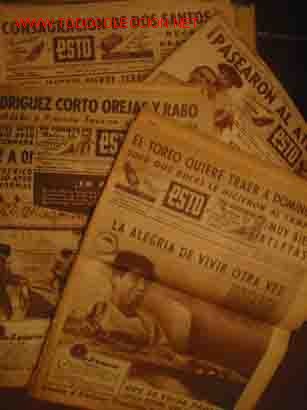 Collectionnisme sportif: ESTO, MATUTINO ROTOGRAFICO DEL MUNDO. MEXICO 1949/1950. LOTE 4 REVISTAS