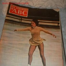 Coleccionismo deportivo: REVISTA -LOS DOMINGOS DE ABC- DICIEMBRE 1969 EN PORTADA PEGGY FLEMING. Lote 549687