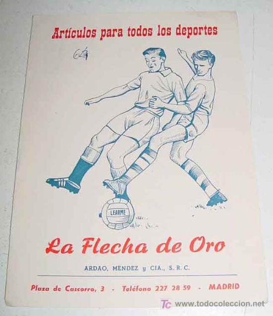 Collezionismo sportivo: ANTIGUO CATALOGO DE ARTICULOS PARA TODOS LOS DEPORTES - LA FLECHA DE ORO - MADRID - TEMPORADA 1964 -