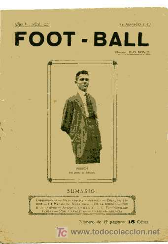 Sports collectibles: REVISTA       FOOT-BALL            N&ordm;  224              FECHA   14- 8-1919           RARISIMA