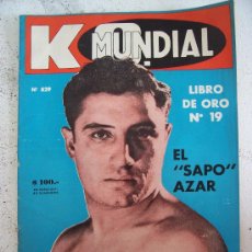 Coleccionismo deportivo: REVISTA ARGENTINA DE BOXEO K.O.MUNDIAL Nº829, OCTUBRE 3 ,1968. Lote 15729558