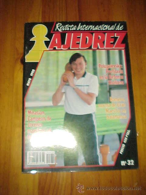 Sports collectibles: REVISTA INTERNACIONAL DE AJEDREZ. N&ordm; 32. MAYO 1990.MINASIAN, CAMPEON DE JOVENES MAESTROS EN LA URSS*