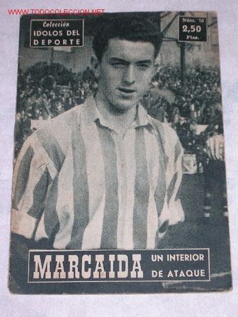 Collezionismo sportivo: F&uacute;tbol. Ases del deporte n&ordm; 76. Marcaida.