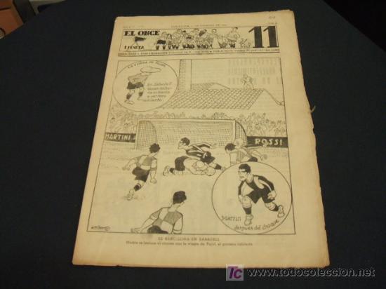 Collectionnisme sportif: EL ONCE - A&Ntilde;O I - NUM. 5 - 21 FEBRERO 1945