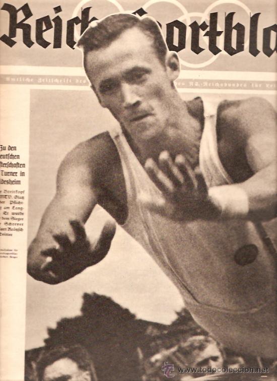 Collectionnisme sportif: Revista Reichsportblatt n&ordm; 27 julio 1939