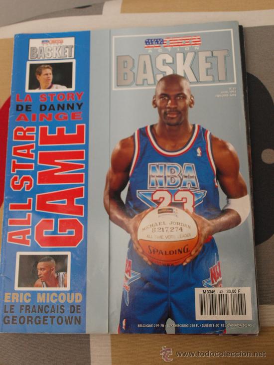 Coleccionismo deportivo: REVISTA BALONCESTO MICHAEL JORDAN NBA ACTION BASKET ABRIL 1993 ALL STAR GAME 100 PAGINAS