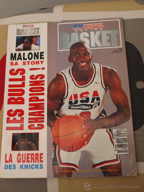 Coleccionismo deportivo: REVISTA BALONCESTO NBA MICHAEL JORDAN ACTION BASKET CHICAGO BULLS CAMPEONES NBA 1992