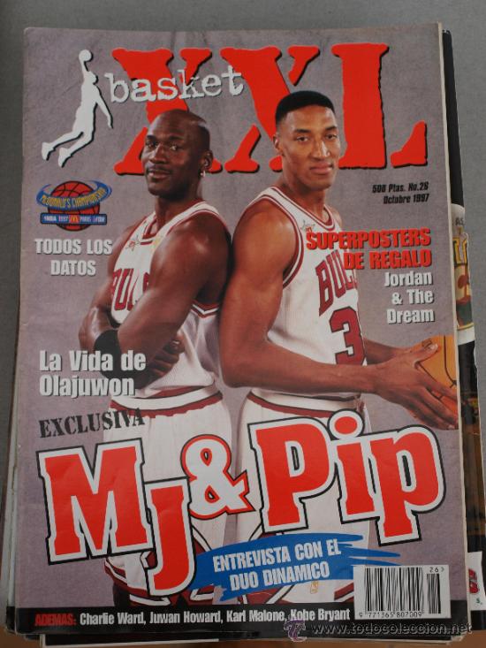 Coleccionismo deportivo: REVISTA BALONCESTO NBA XXL BASKET 26 MICHAEL JORDAN SCOTTIE PIPPEN OPEN MCDONALDS 1997 CHICAGO BULL