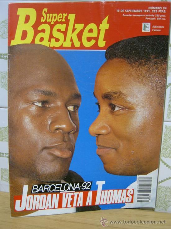 Coleccionismo deportivo: REVISTA BALONCESTO NBA 1991 SUPERBASKET 94 MICHAEL JORDAN ISIAH THOMAS BARCELONA 1992