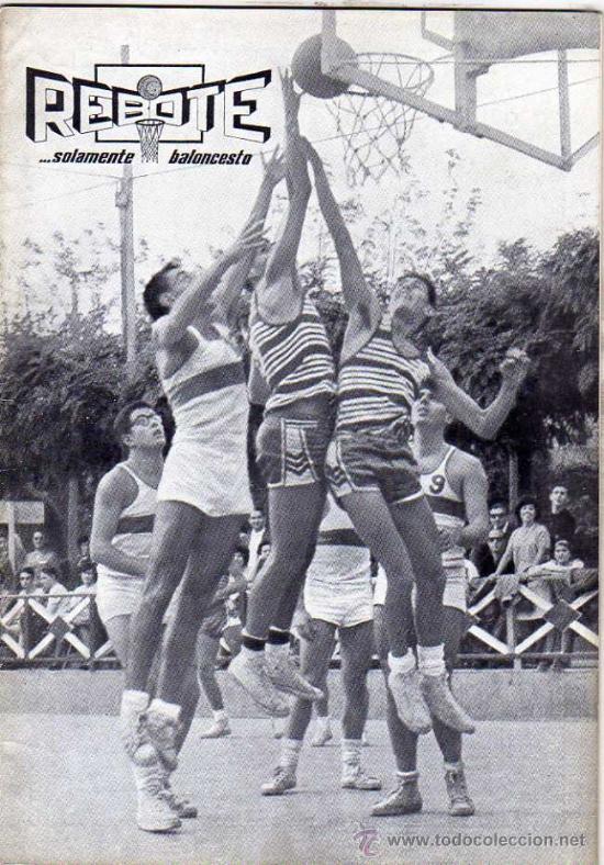 Coleccionismo deportivo: Rebote. Baloncesto. Publicidad de Cervezas Damm. A&ntilde;o II num 35 noviembre 1962