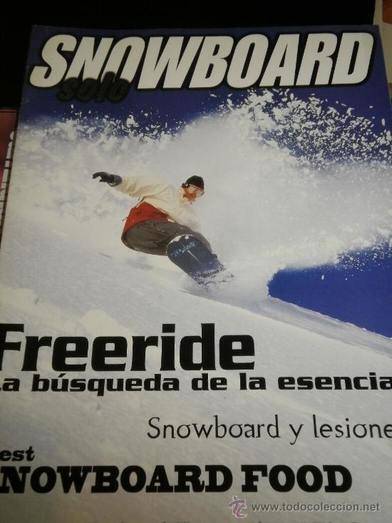 Coleccionismo deportivo: SOLO SNOWBOARD N&ordm;. 3 FEBRERO 1999 - QUIKSILVER / EMERY / NO FEAR / O'NEILL / AIRWALK / ADIDAS