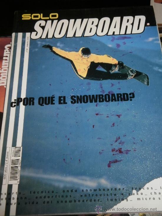 Coleccionismo deportivo: SOLO SNOWBOARD N&ordm;.10 2001 - QUIKSILVER / EMERY / NO FEAR / O'NEILL / AIRWALK / ADIDAS