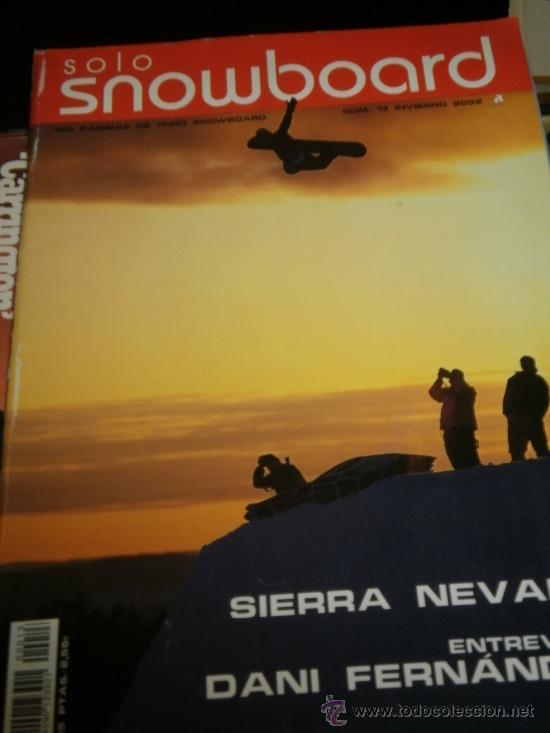 Coleccionismo deportivo: SOLO SNOWBOARD N&ordm;.13 2002 - QUIKSILVER / EMERY / NO FEAR / O'NEILL / AIRWALK / ADIDAS
