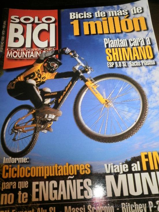 Coleccionismo deportivo: SOLO BICI LA REVISTA DEL MOUNTAIN BIKE N&ordm; 81 - GIANT- SHIMANO - ALPINESTARS - ORBEA - ZEUS - MONTY