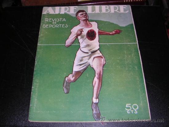 Sports collectibles: REVISTA AIRE LIBRE - A&Ntilde;O I ENERO 1924, NUM 5, MUY ILUSTRADA, SE&Ntilde;ALES DE USO