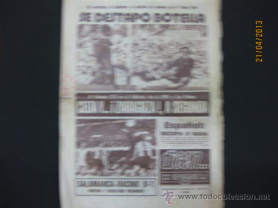 Coleccionismo deportivo: DICEN N&ordm; 822, 23-5-1977. FUTBOL NI PROTESTAS NI PA&Ntilde;UELOS EN EL CAMP NOU
